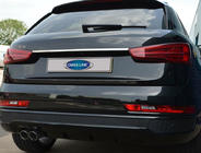 Audi Q3 2011–2019 Kromliste over nummerpladen (rustfrit stål) foto 1