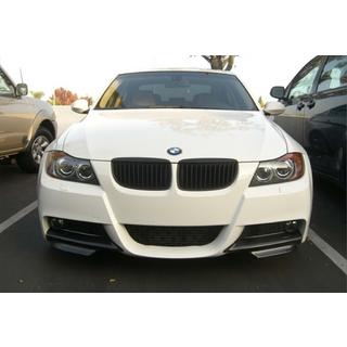 DPT frontlip-flaps (til E90 M-Sport 2005-2008, blank sort, 2 stk.) foto 3