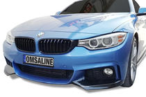 BMW 4-serie F32/F33/F36 2012–2020 Frontkofangerlæbe Flap (til M-Sport, sort) foto 1