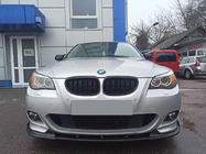 BMW 5-serie E60/E61 2003–2010 OmsaLine Flap frontspoilerlæbe (sort) foto 1