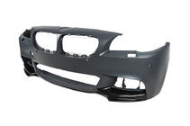 BMW 5-serie F10/F11 2010–2016 Frontspoilerlæbe DPT Flap (til M-Performance, sort højglans) foto 13