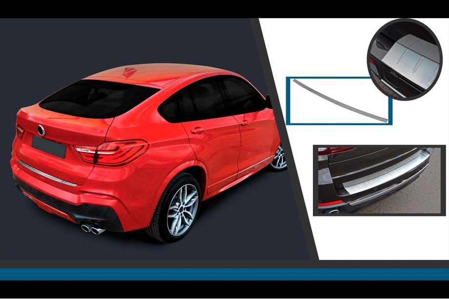 BMW X4 F26 2014–2018 Bagkofangerbeskytter i rustfrit stål OmsaLine Image