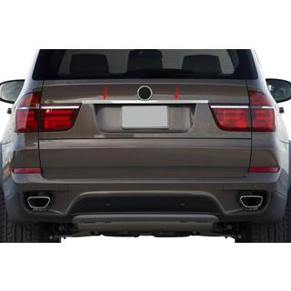 Rustfri stålliste over nummerplade BMW X5 E70 2007–2013