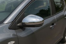 Dacia Sandero 2021– Spejlkapper i rustfrit stål (2 stk.) foto 2