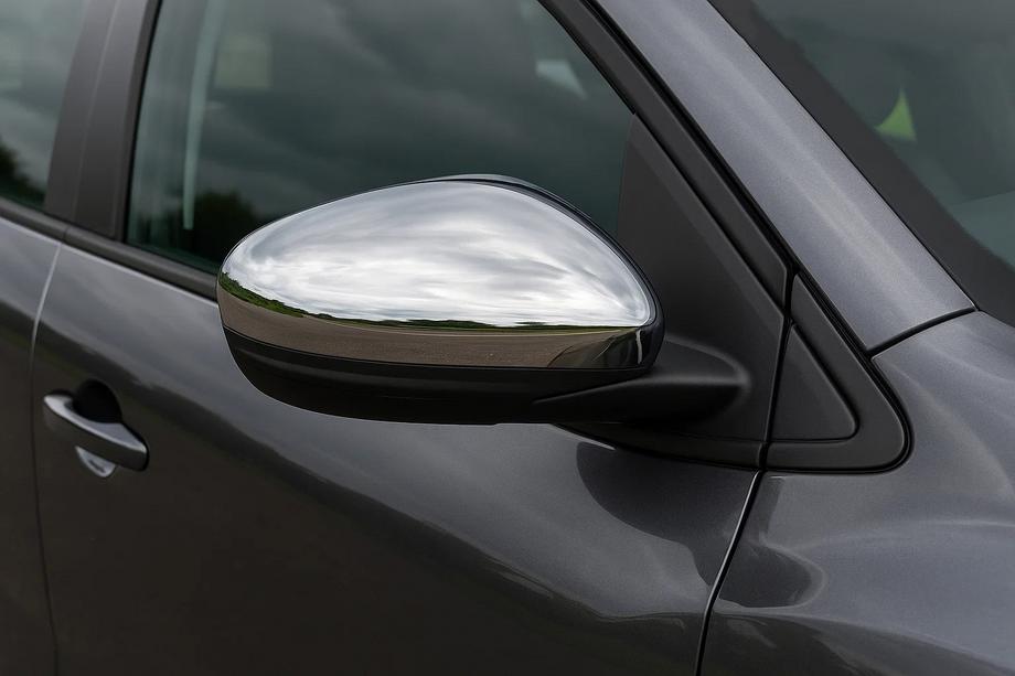 Dacia Sandero 2021– Spejlkapper i rustfrit stål (2 stk.) Image