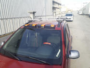 Dacia Sandero 2007–2013 Solskærm til forrude (LED, mat sort) foto 1
