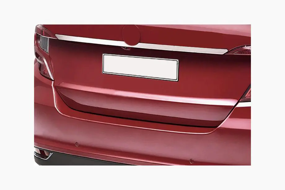 Fiat Tipo Cross 2021– Kromliste over nummerpladen (rustfrit stål) Image