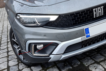 Fiat Tipo Cross 2021– Ramme til tågelygter i rustfrit stål foto 3