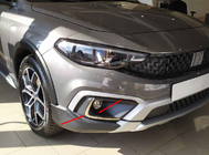 Fiat Tipo Cross 2021– Ramme til tågelygter i rustfrit stål foto 1