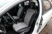 Citroen C-Elysee 2013–2022 Sædeovertræk i økolæder + stof + Antara Antara A0010 (komplet sæt) foto 8