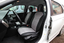 Citroen C-Elysee 2013–2022 Sædeovertræk i økolæder + stof + Antara Antara A0010 (komplet sæt) foto 1