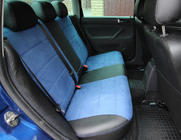 Volkswagen Passat B5 1997–2005 Sædeovertræk i økolæder + stof + alcantara Antara A006 (komplet kabinesæt) foto 5