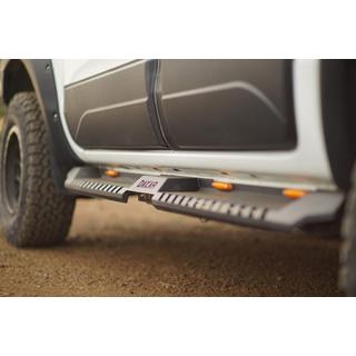 Siderør Dakar V2 med LED (2 stk., metal) foto 4