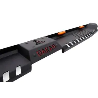 Siderør Dakar V2 med LED (2 stk., metal) foto 2