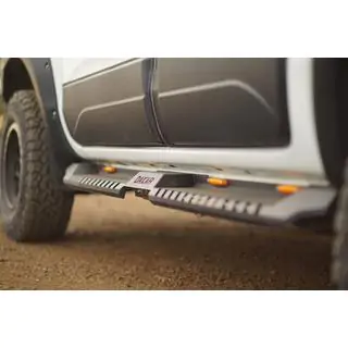 Siderør Dakar V2 med LED (2 stk., metal) Land Rover Freelander I 1997–2006 foto 3