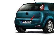 Fiat Punto Grande/EVO 2006–2018 Kromliste over nummerplade (rustfrit stål) foto 1