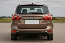 Ford B-Max 2012–2017 Kromliste over nummerplade (rustfrit stål) foto 1
