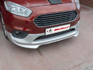Ford Courier 2014–2023 Front læbespoiler til kofanger (2017+, kan lakkeres) foto 2