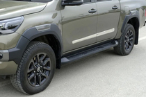 Volkswagen Amarok 2010–2022 Dørlister (4 stk., rustfrit stål) foto 4