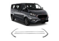 Ford Custom 2013–2022 Kantliste til kølergrill 2018+ (4 stk., rustfrit stål) foto 3