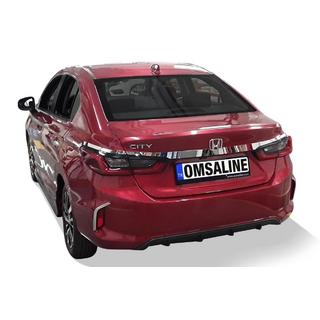 Krom liste over nummerplade SD (3 stk., rustfrit stål) Honda City 2021– foto 2