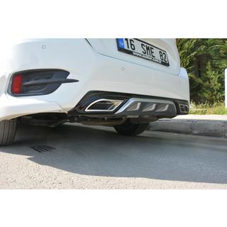 Diffuser til bagkofanger (Meliset, i farve) Honda Civic Sedan X 2016–2021 foto 1