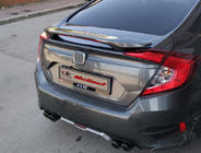 Honda Civic Sedan X 2016–2021 Spoiler Isikli (til lakering) foto 1