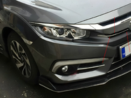 Honda Civic Sedan 2021– Gitterafdækninger (2 stk., rustfrit stål) foto 1