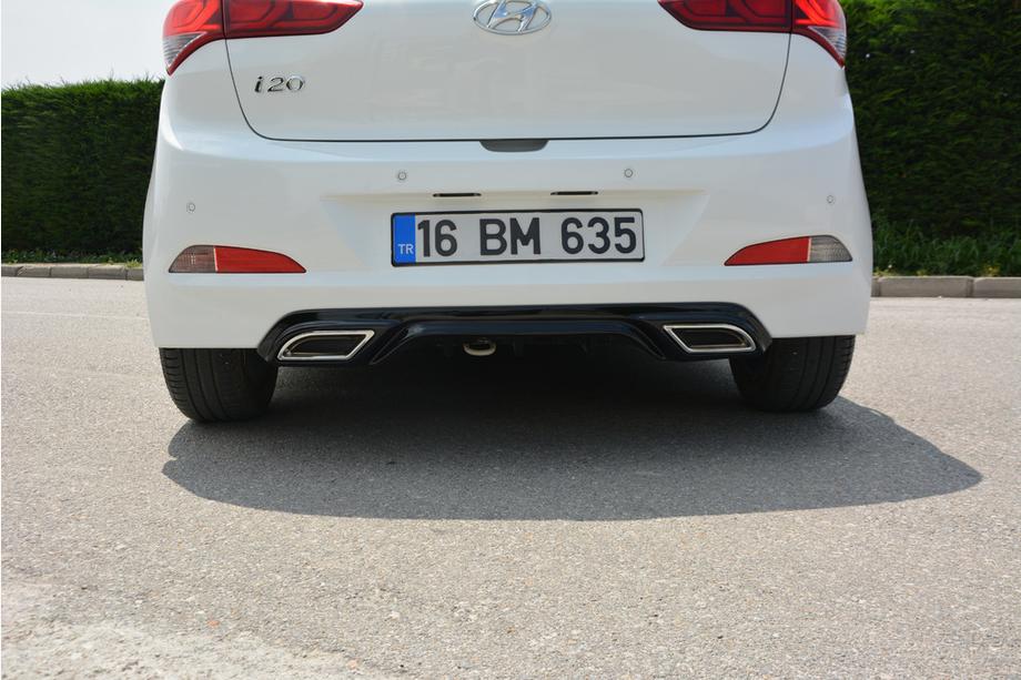 Hyundai I-20 2014–2020 Bagdiffusor Meliset (klar til lakering) Image