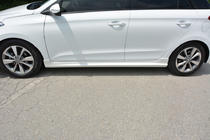 Hyundai I-20 2014–2020 Meliset sideskørter (klar til lakering) foto 2