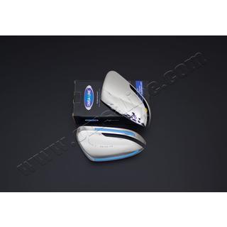 Spejlkåber V2 (2 stk., rustfrit stål) Hyundai I-20 2014–2020 foto 3