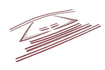 Hyundai I-20 2020– Komplet vindueslister (14 stk., rustfrit stål) foto 4