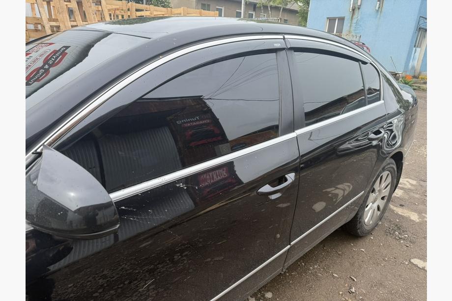 Volkswagen Passat B6 2006–2012 Vindafvisere til sideruder med kromliste SD (EU, 4 stk., Niken) Image