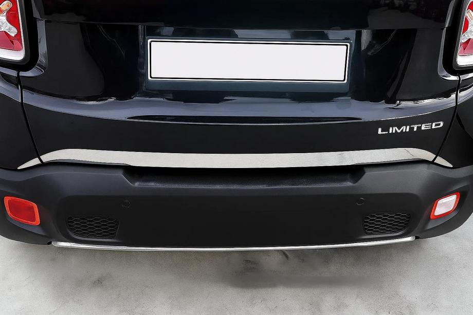 Jeep Renegade 2014– Bagagerumskantliste 2019 (3 stk., rustfrit stål) OmsaLine - italiensk rustfrit stål Image