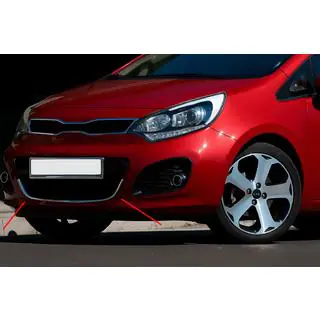 Grillbeklædning til HB (rustfrit stål) Kia Rio 2012–2017 foto 1
