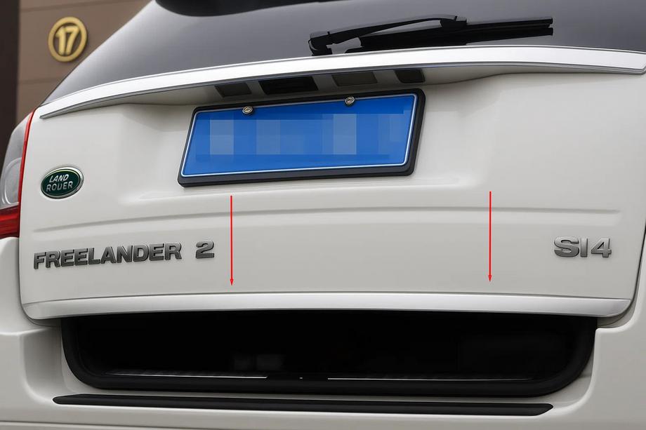 Land Rover Freelander II 2006–2014 Bagagerumskantliste (rustfrit stål) OmsaLine - italiensk rustfrit stål Image