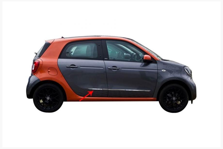 Smart 2014– Dørlister sæt (4 stk., rustfrit stål) Image