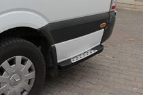Mercedes Sprinter W901/902/903/904/905 1995–2006 DOT-Line sidetrin bag hjulet (2 stk., aluminium) Mellem akselafstand foto 1