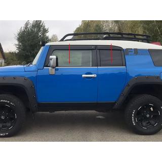 Nederste vindueslister i rustfrit stål (4 stk.) Toyota FJ Cruiser 2006–2022 foto 1