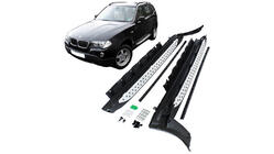 BMW X3 E83 2003–2010 Cixtai sidetrin (sæt med 2, aluminium) foto 3