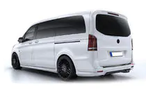 Mercedes Vito/V-klasse W447 2014– Bagkofangerbeskytter (ægte carbon) foto 3