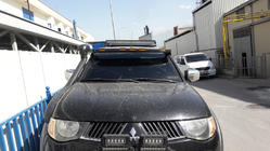 Mitsubishi L200 2015–2024 Solskærm til forrude (Meliset LED) foto 2