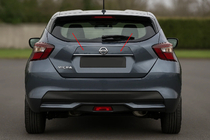 Nissan Micra K14 2016– Kromliste over nummerplade OmsaLine (rustfrit stål) foto 1
