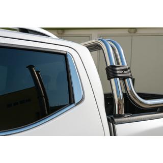 Rustfri pyntelister til bageste dørstolper (2 stk.) Nissan Navara/NP300 2016– foto 1