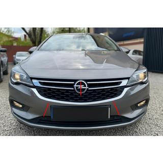 Ramme til frontgitter (rustfrit stål) Opel Astra K 2016–2021 foto 1