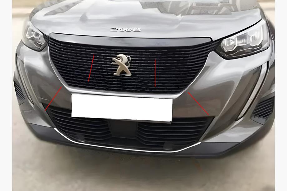Peugeot 2008 2019– Grillramme (3 stk., rustfrit stål) Image