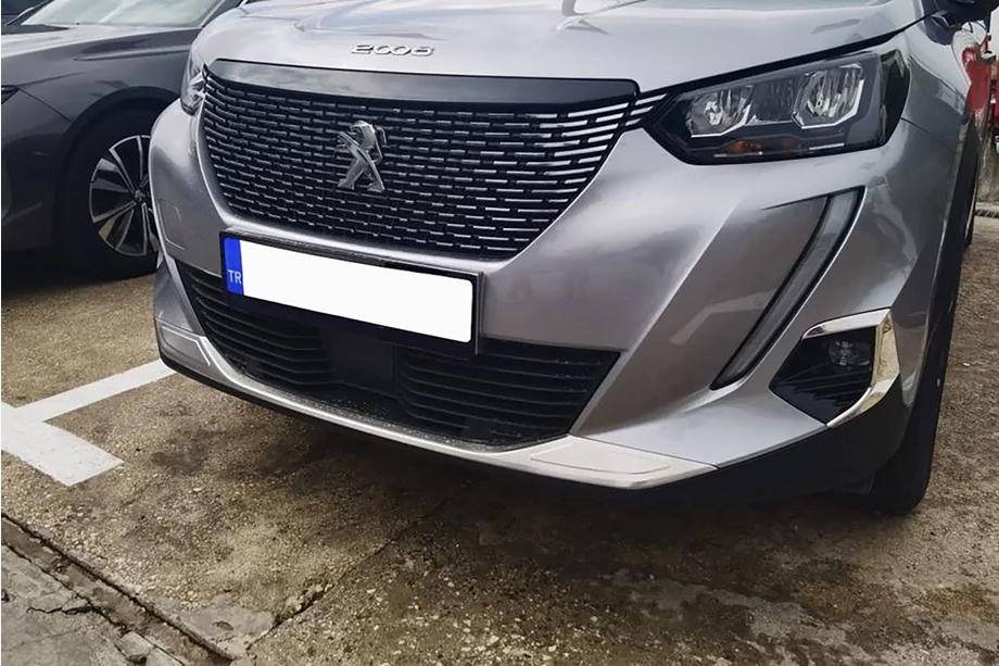 Peugeot 2008 2019– Beskyttelsesliste til forreste kofanger (sæt med 2 stk., rustfrit stål) Image