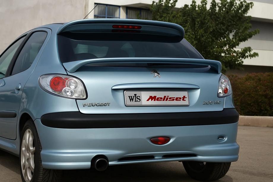 Peugeot 206 1998–2024 Nedre spoiler Meliset (til lakering) Image