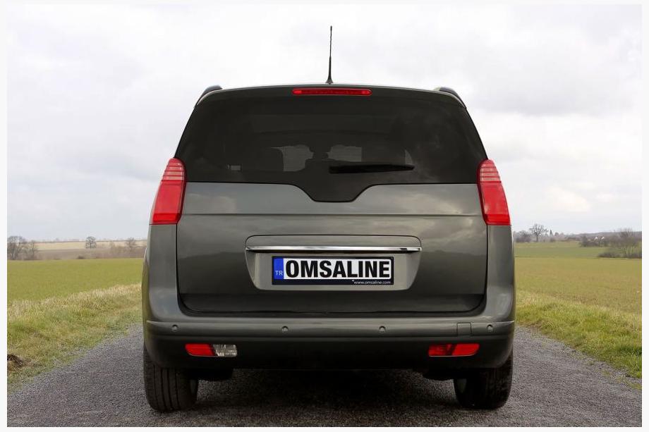 Peugeot 5008 2009–2016 Kromliste over nummerplade OmsaLine (rustfrit stål) Image