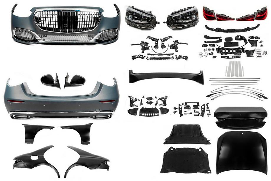 Mercedes S-Klasse W221 2005–2013 Restyling-kit til W223 Maybach Foto 2